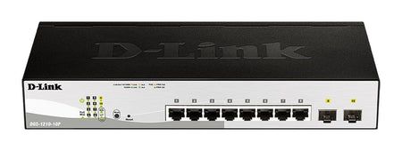 D-LINK  SWITCH DGS-1210-10P 10 Ports 10/100/1000Mbps  PoE