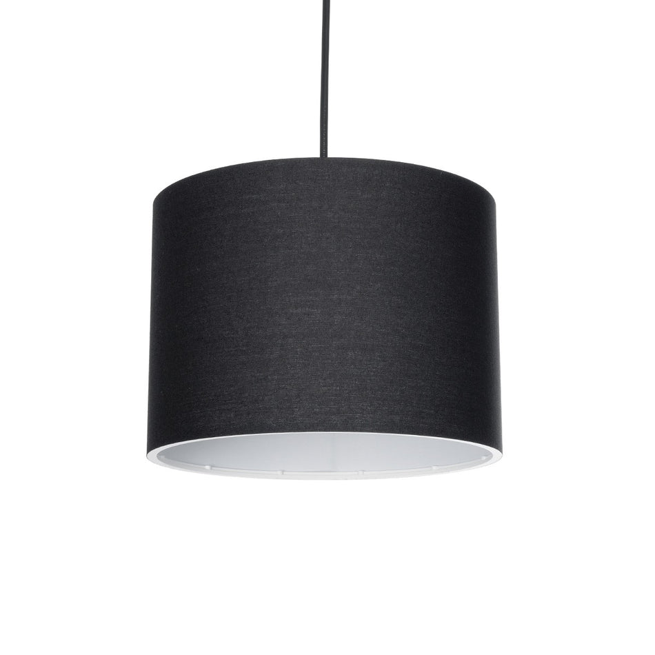 GLOBOSTAR® BLAZE 203-0109 Μοντέρνο Κρεμαστό Φωτιστικό Οροφής με Ντουί 1 x E27 AC 220-240V IP20 - Μαύρο - Μ22 x Π22 x Υ20cm