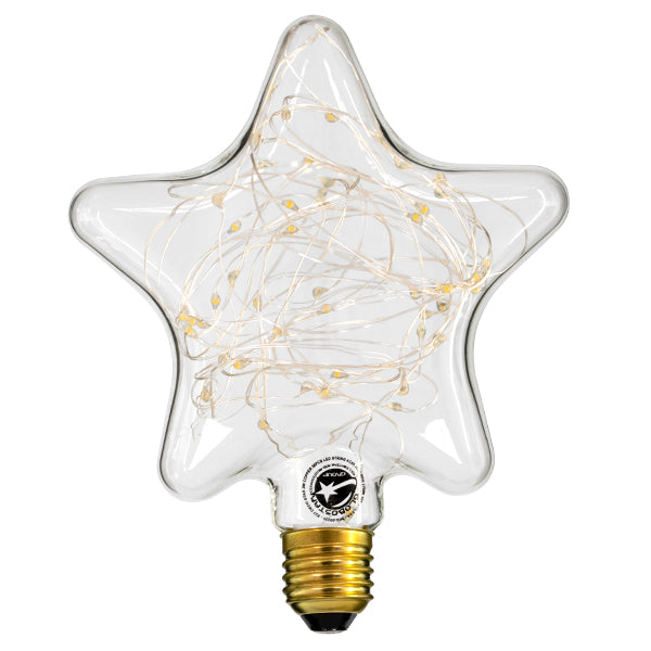 DECOSTAR 99224 Λάμπα E27 DSC125 LED 2W 160lm 360°  IP20 Θερμό Λευκό 2700K - Copper String Chip - Διάφανο - Μ15 x Π6 x Υ18cm - 3 Χρόνια Εγγύηση