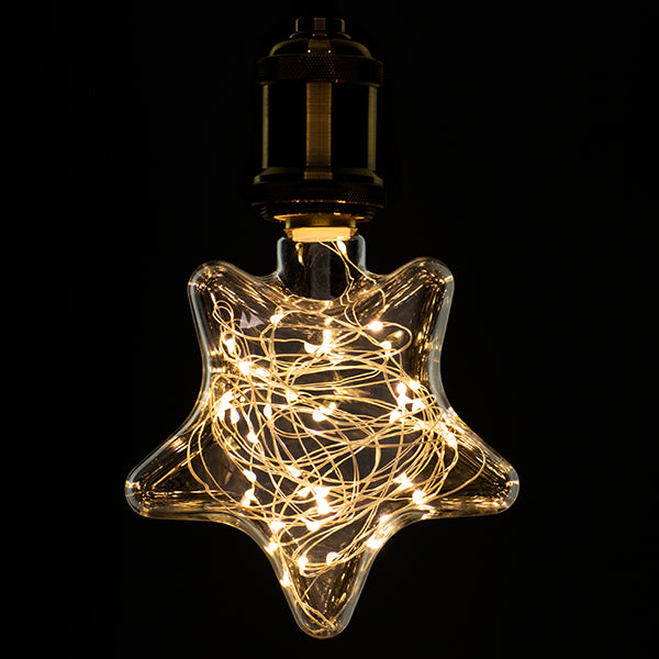 DECOSTAR 99224 Λάμπα E27 DSC125 LED 2W 160lm 360°  IP20 Θερμό Λευκό 2700K - Copper String Chip - Διάφανο - Μ15 x Π6 x Υ18cm - 3 Χρόνια Εγγύηση