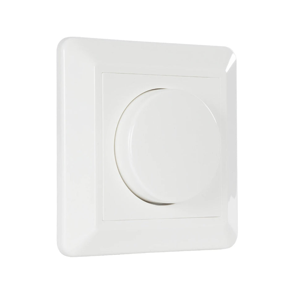 999-0006 Ροοστάτης Dimmer Τοίχου LED AC100-240V 400W IP20 Μ8.4 x Π8.4 x Υ4.5cm