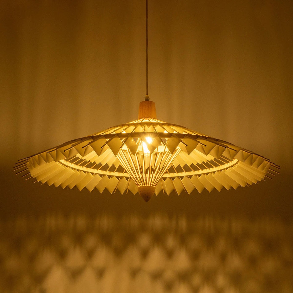 VENTALIA 999-0066 Boho Κρεμαστό Φωτιστικό Οροφής με Ντουί 1 x E27 AC 220-240V IP20 - Μπεζ - Μ83 x Π83 x Υ36cm