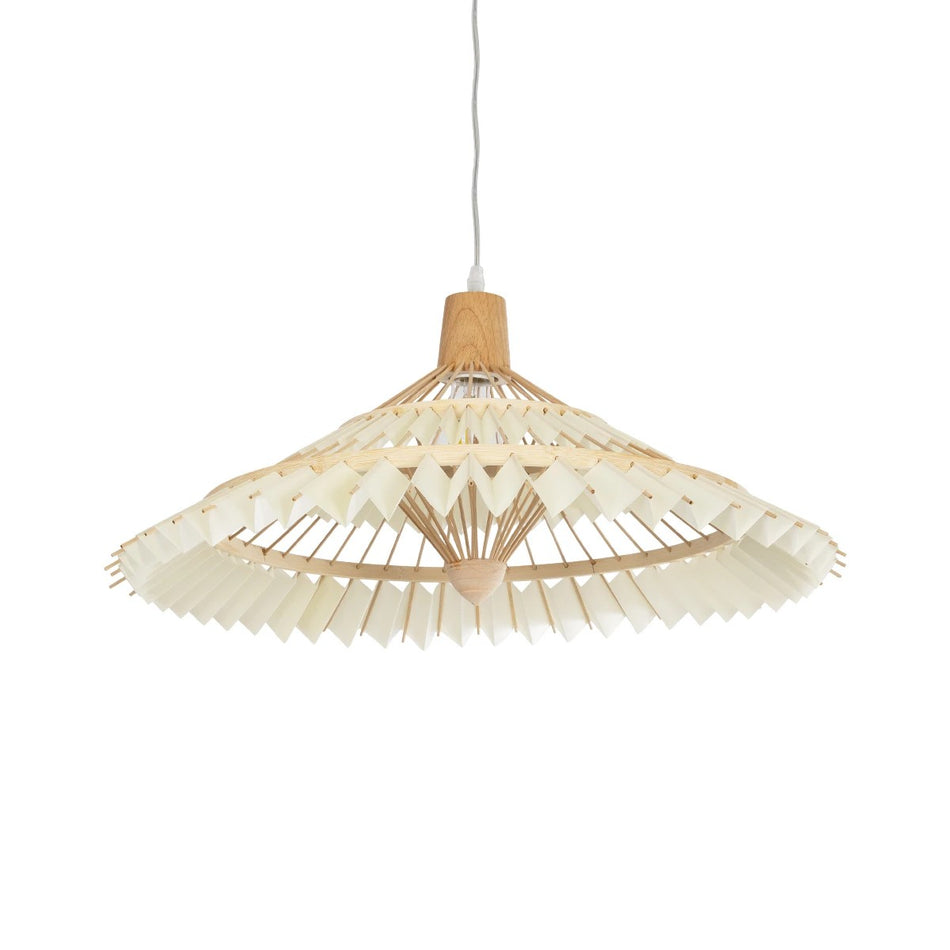 VENTALIA 999-0067 Boho Κρεμαστό Φωτιστικό Οροφής με Ντουί 1 x E27 AC 220-240V IP20 - Μπεζ - Μ60 x Π60 x Υ30cm