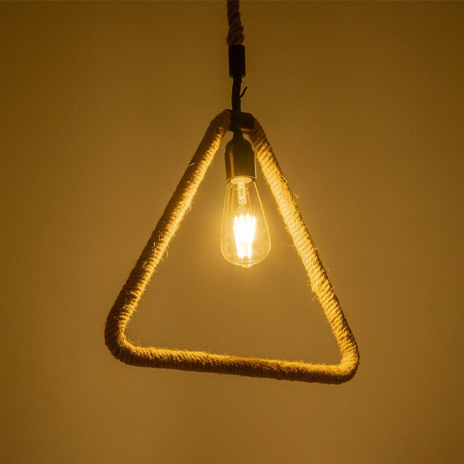 MALVERN 999-0235 Vintage Κρεμαστό Φωτιστικό Οροφής με Ντουί 1 x E27 AC 220-240V IP20 - Μαύρο & Μπεζ - Μ38 x Π4 x Υ42.5cm