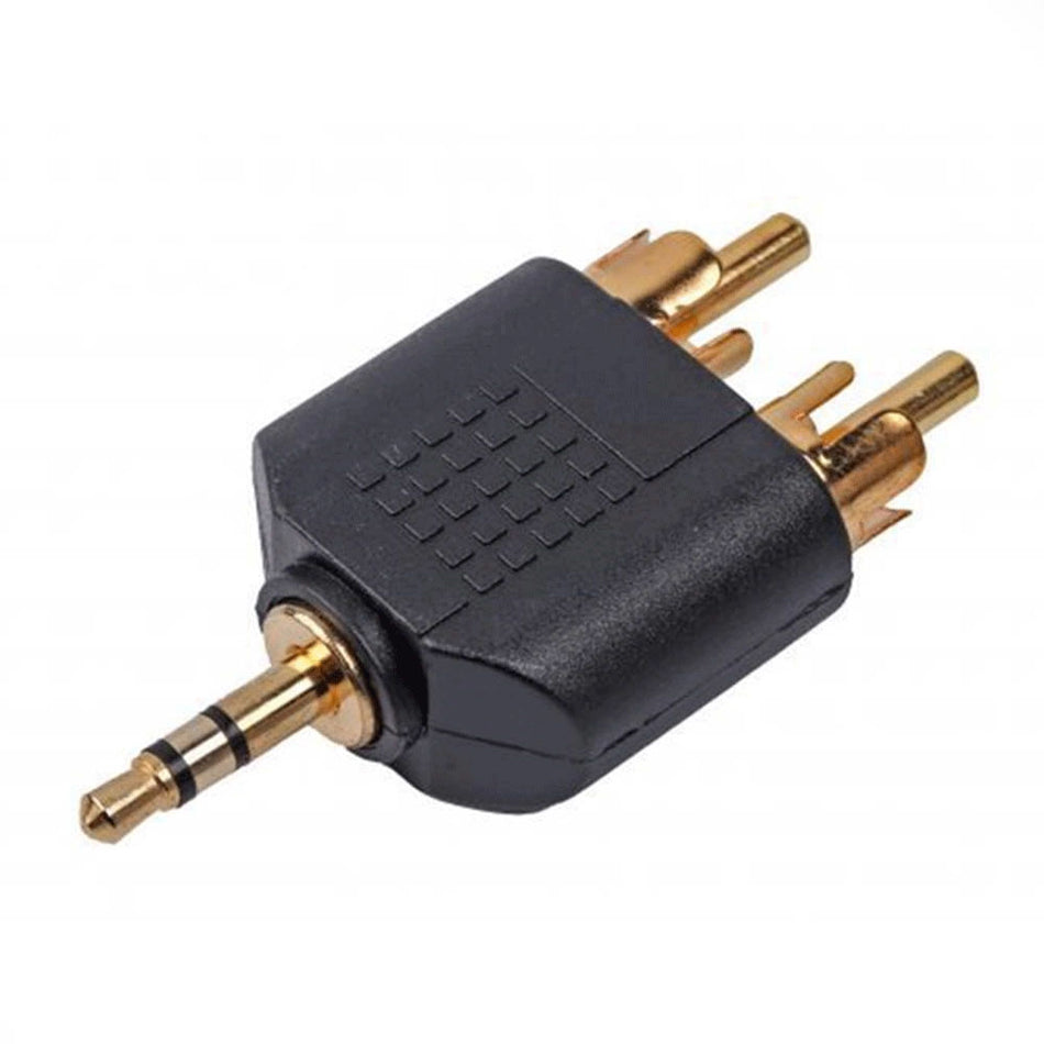 Cablexpert 3.5 Mm Plug To 2 X Rca Plug Stereo Audio Adapter
