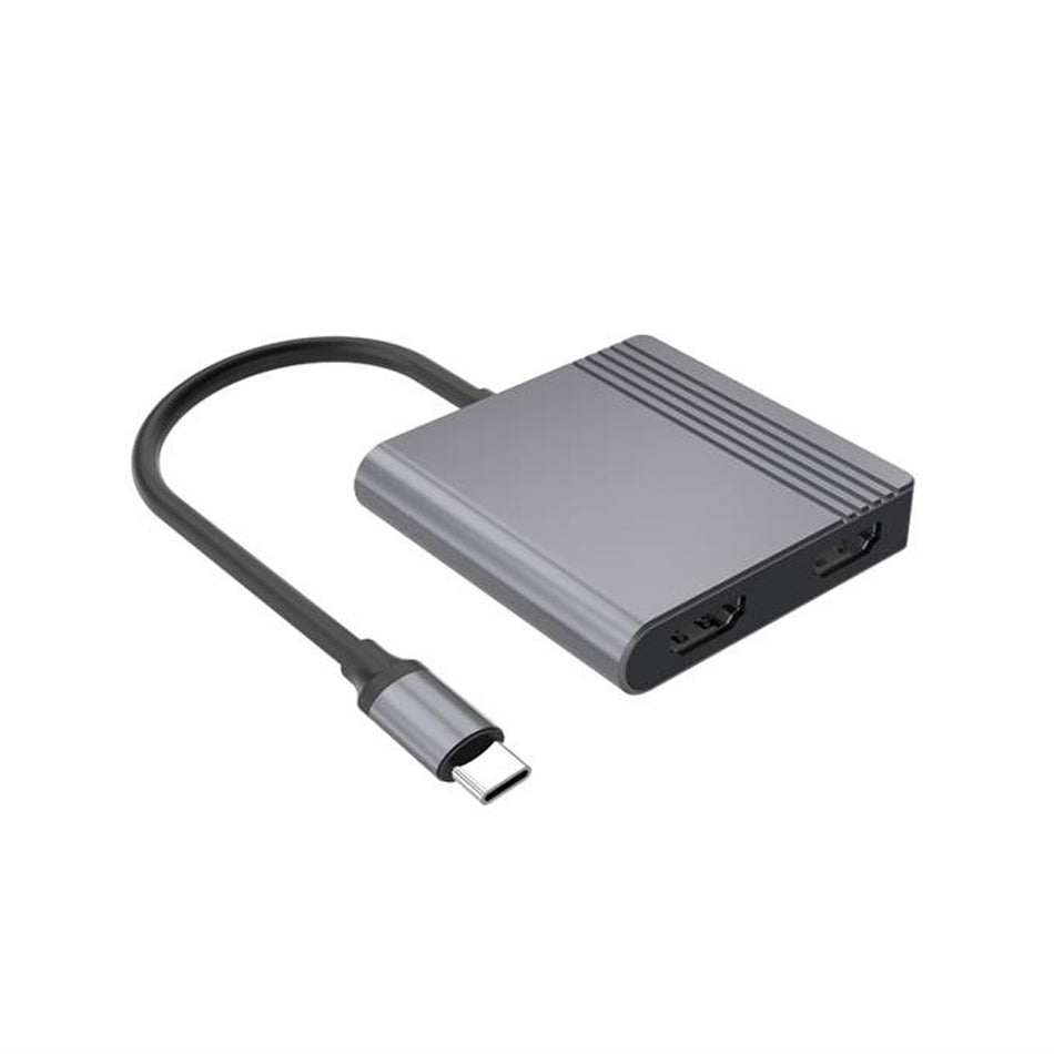 CABLEXPERT TYPE-C 3IN1 MULTI-PORT ADAPTER (USB PORT+HDMI+PD) SPACE GREY
