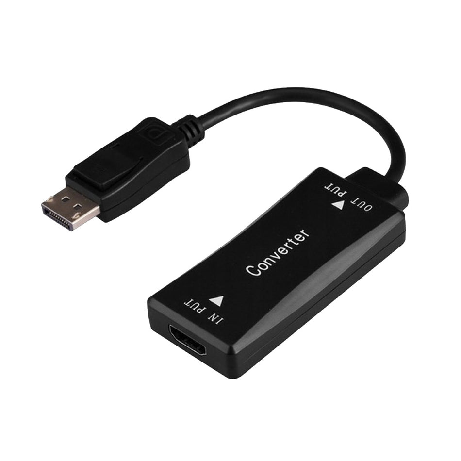 Cablexpert Active 4 K 30 Hz Hdmi Female To Displayport Male Adapter Cable 0.15 M Black