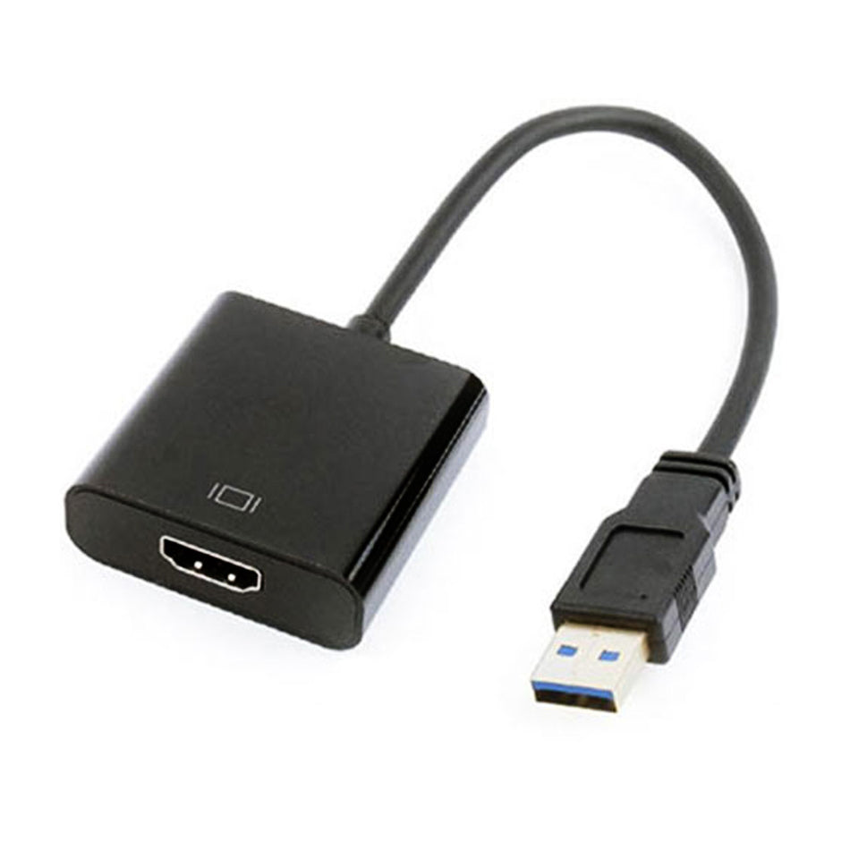 CABLEXPERT USB 3,0 TO HDMI DISPLAY ADAPTER BLACK