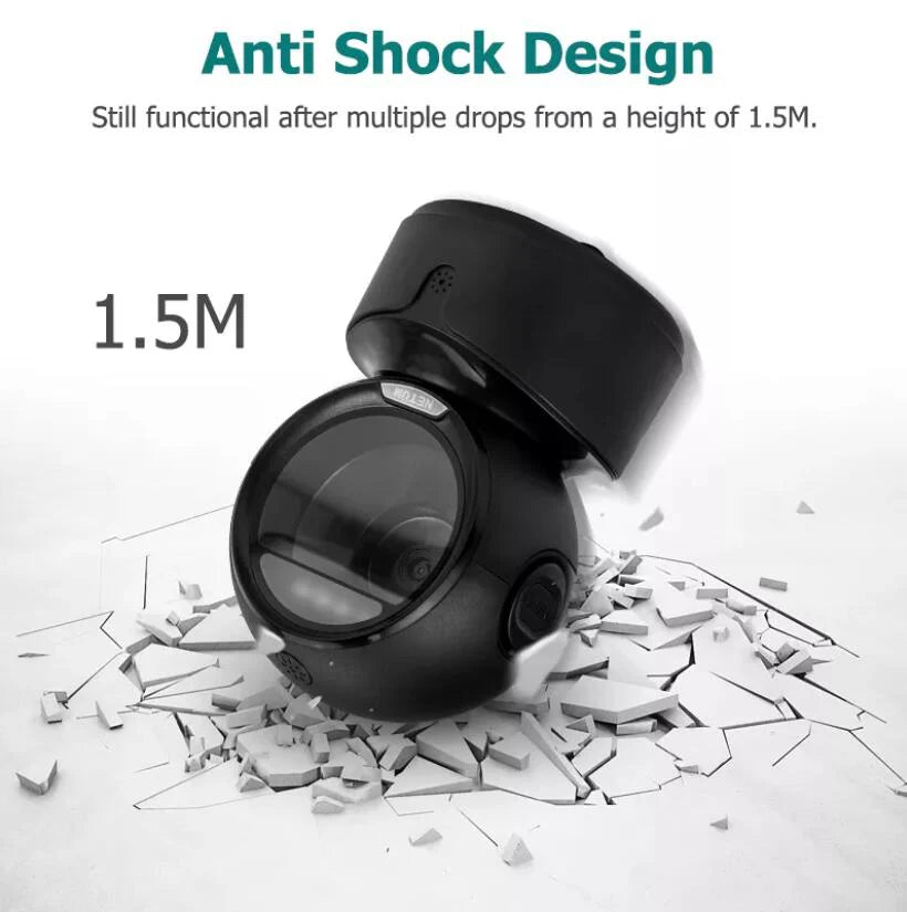 NETUM OMNIDIRECTIONAL HANDS-FREE DESKTOP BARCODE SCANNER