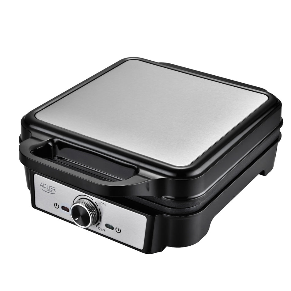 Adler Waffle Maker 1800 W Black/Silver