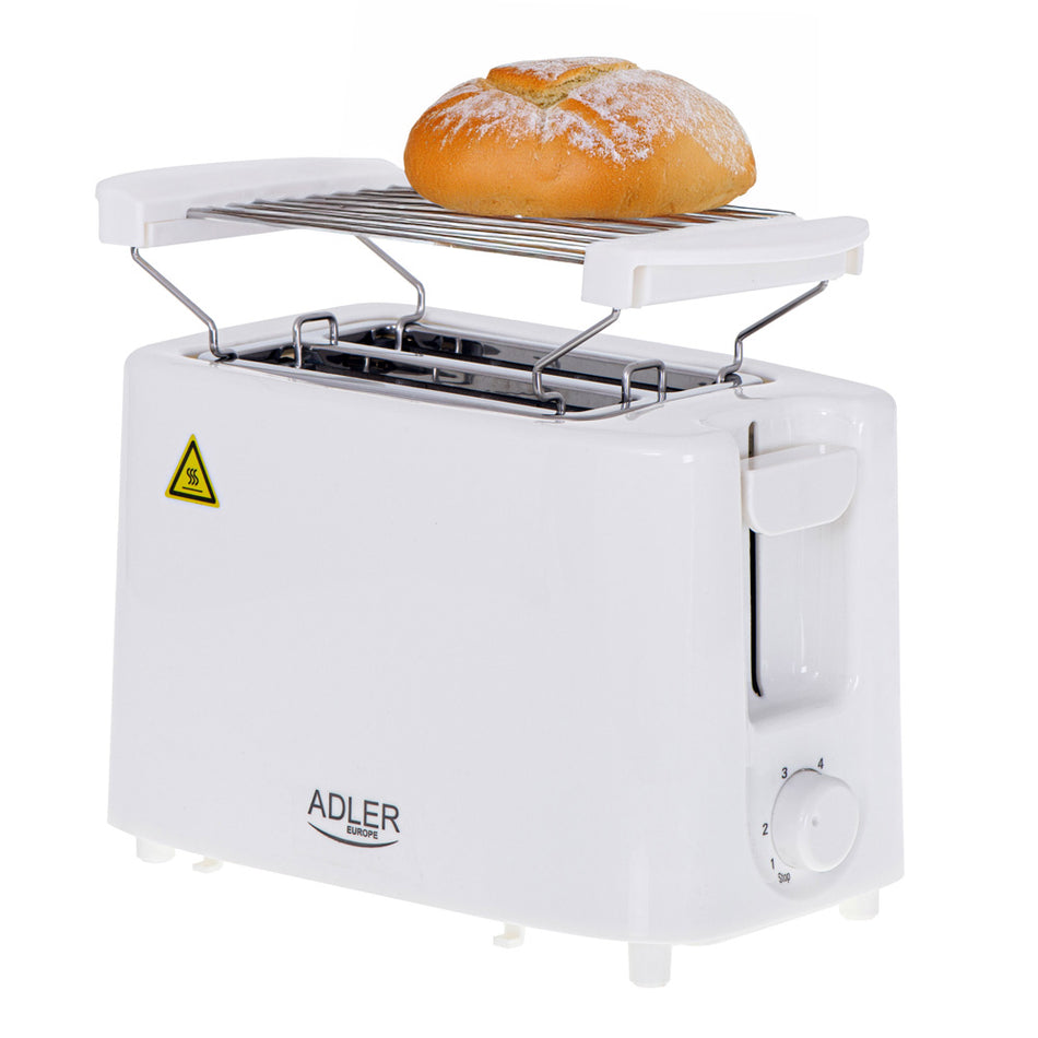 Adler Toaster 2 Slice 900 W White