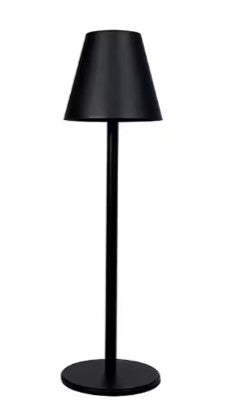 SE LED 35 AOKI BLACK TABLE BATTERY LAMP LED RECHARGEABLE 8,5x13cm 3W 1800mah 3000k CHARGING TIM