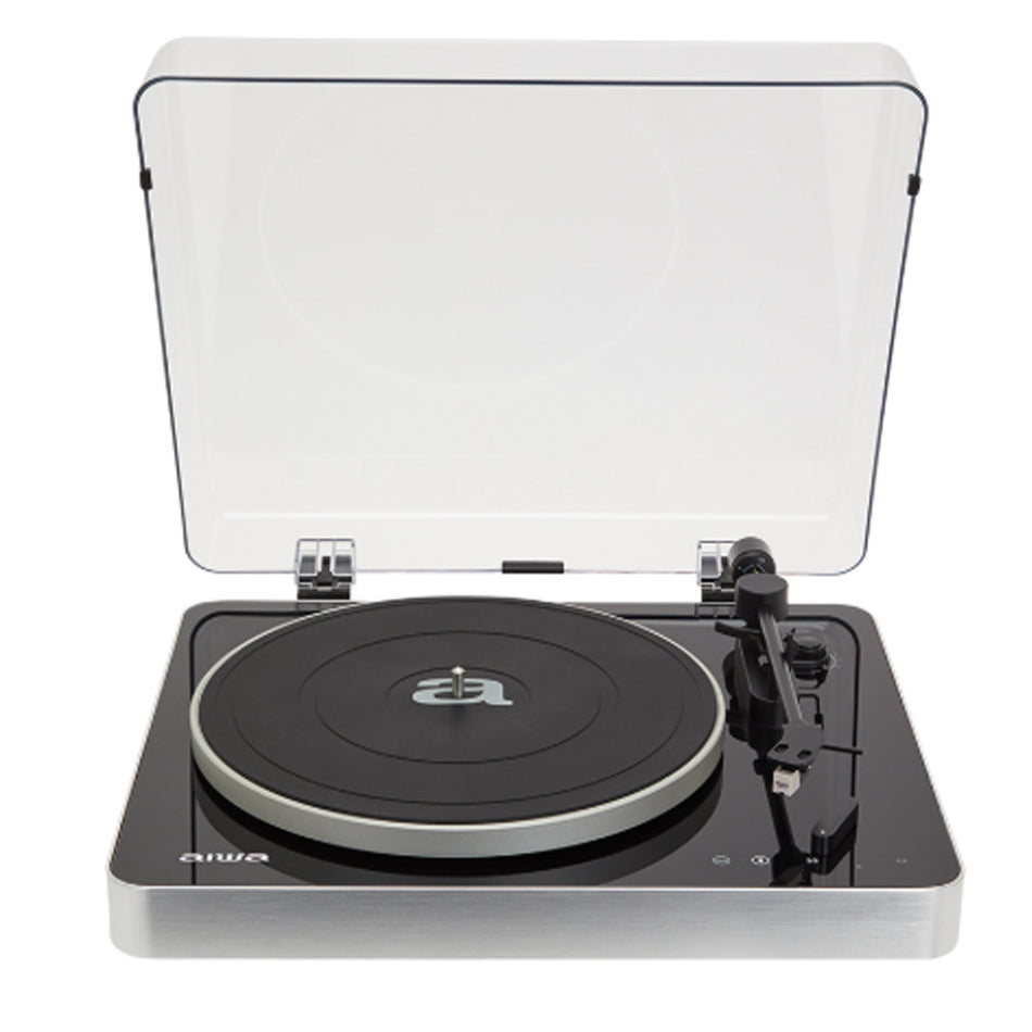 AIWA PREMIUM BELT-DRIVE TURNTABLE WHITE