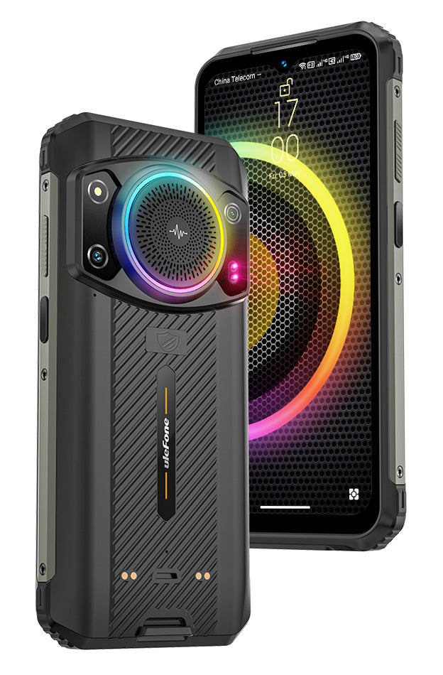 ULEFONE smartphone Armor 21 με ηχείο 3.5W, 6.58", 8/256GB, 9600mAh, IP68/IP69K, μαύρο