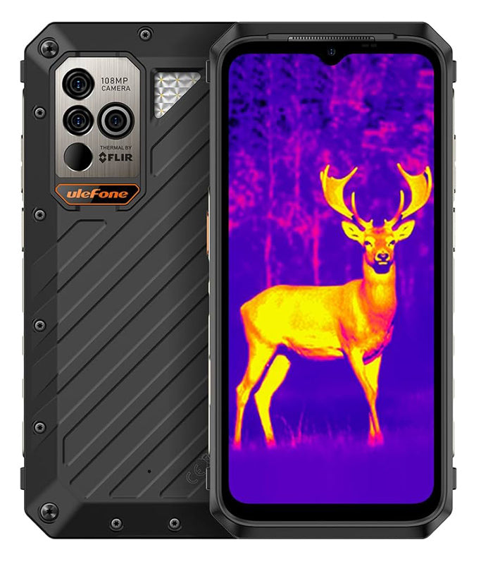 ULEFONE smartphone Power Armor 18T Ultra, 6.58", 12/512GB, 5G, 9600mAh, IP68/IP69K, μαύρο