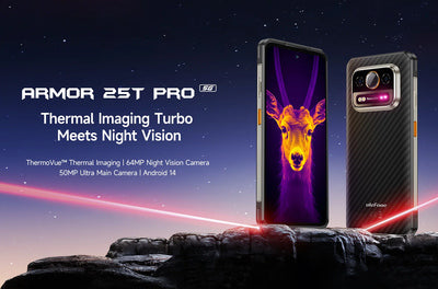 ULEFONE smartphone Armor 25T Pro, 6.78", 6/256GB, 5G, 6500mAh, IP68/IP69K, μαύρο