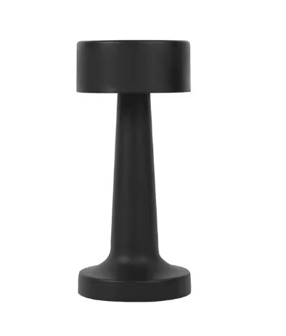 SE LED 23 AKIRA BLACK TABLE BATTERY LAMP LED RECHARGEABLE 10x23cm 3W 3000K 1000mah  CHARGING TI