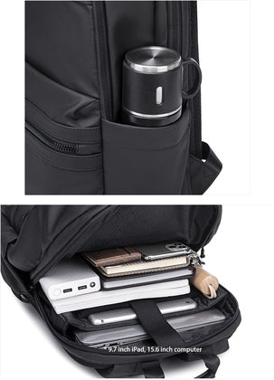 ARCTIC HUNTER τσάντα πλάτης B00536 με θήκη laptop 15.6", 21L, γκρι