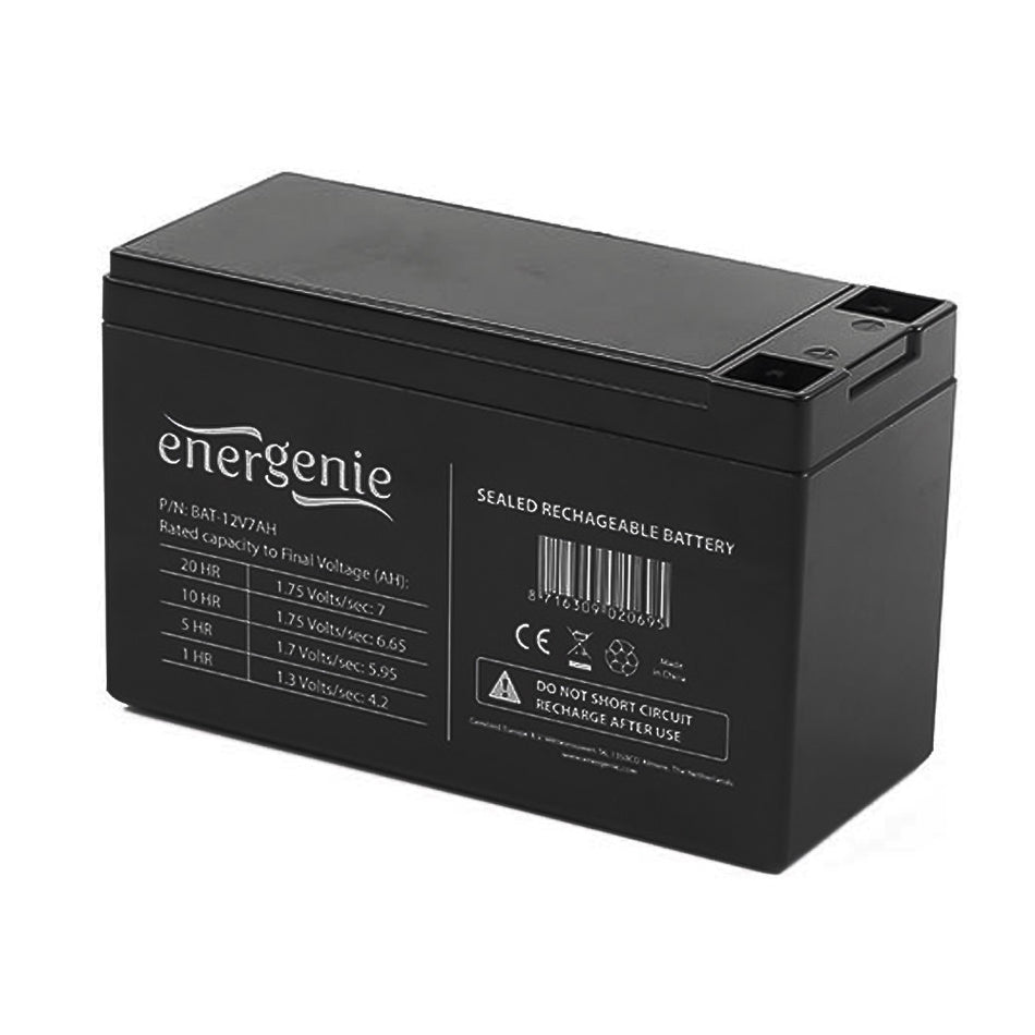 ENERGENIE LEAD BATTERY 12V 7AH