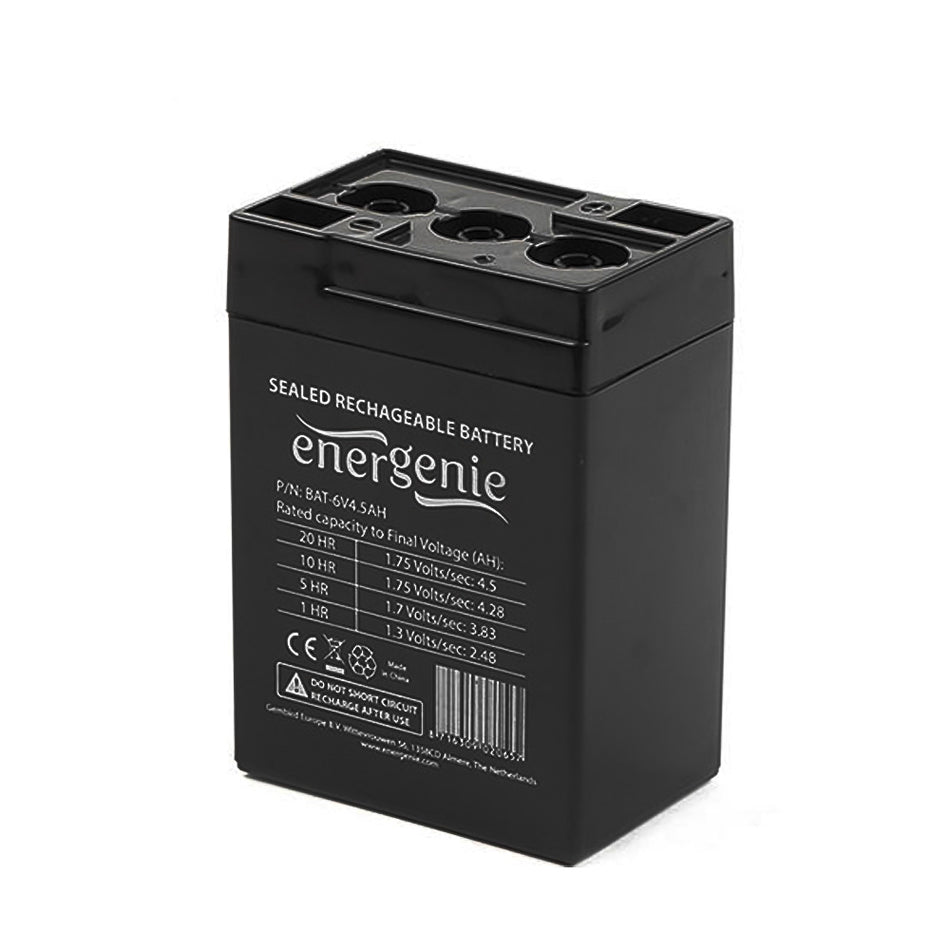 ENERGENIE LEAD BATTERY 6V 4,5AH