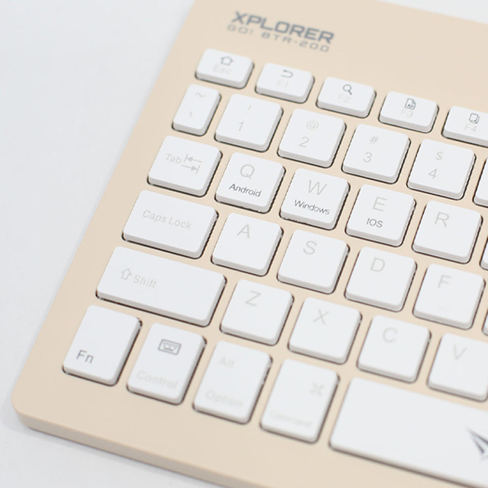 Alcatroz Wireless Keyboard Xplorer Go! Btr 200 Sand