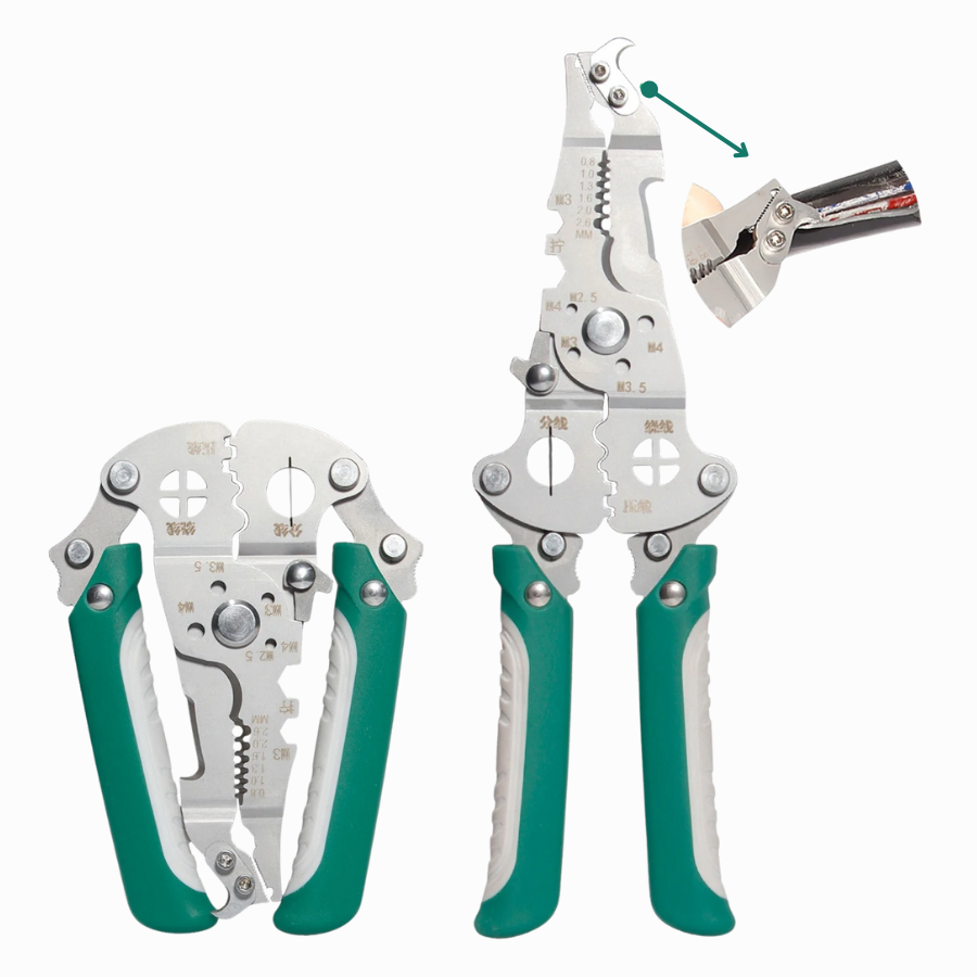 Νέα Πτυσσόμενη Πένσα Πολυεργαλείο Με Απογυμνωτή Καλωδίων Για Επαγγελματική Οικιακή Χρήση