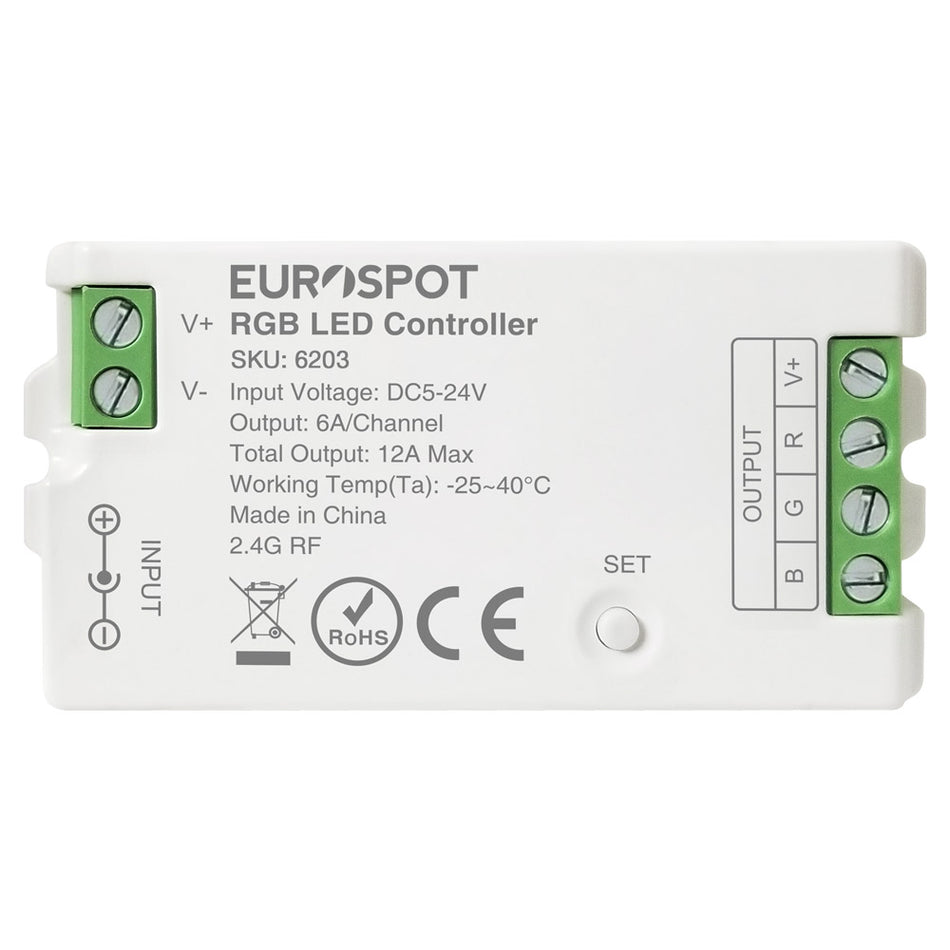 EuroSpot Led Controller RF 2.4GHz για RGB Ταινία