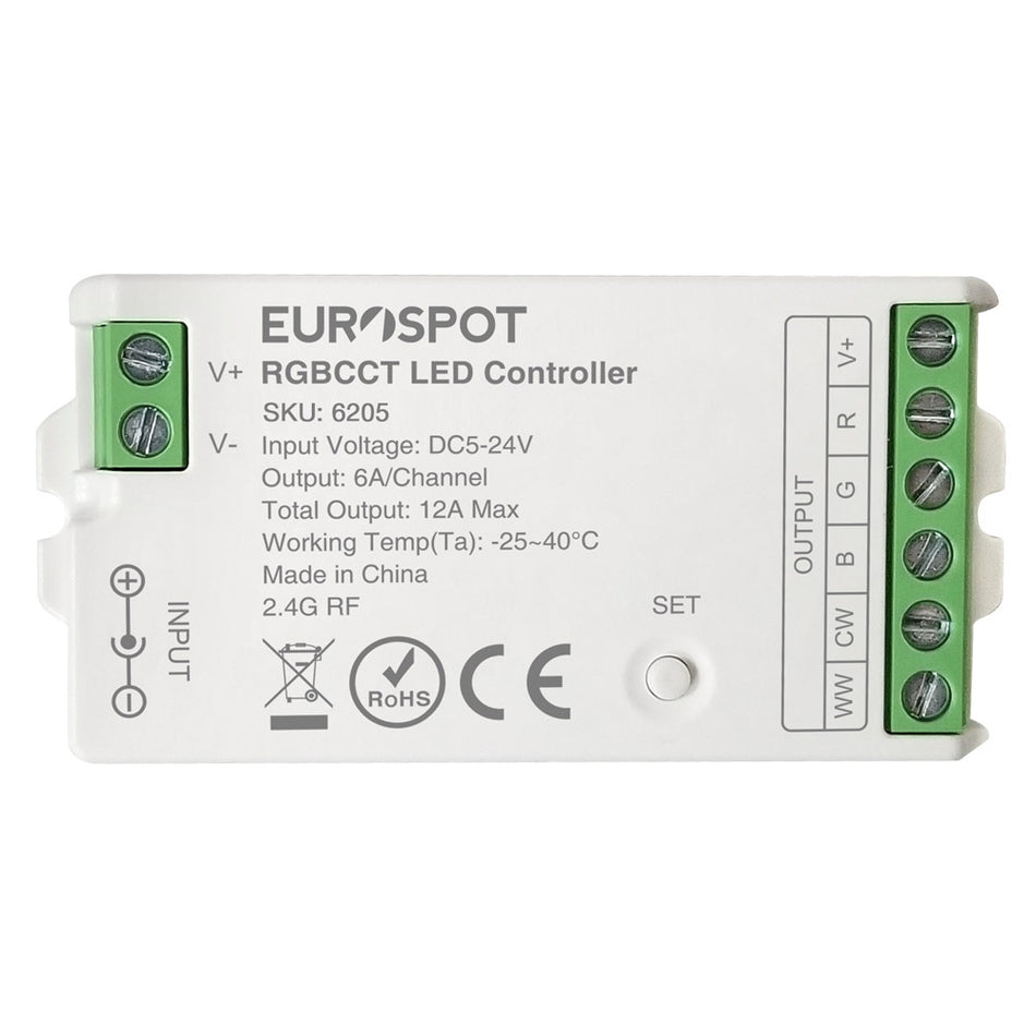 EuroSpot Led Controller RF 2.4GHz για RGBCCT Ταινία