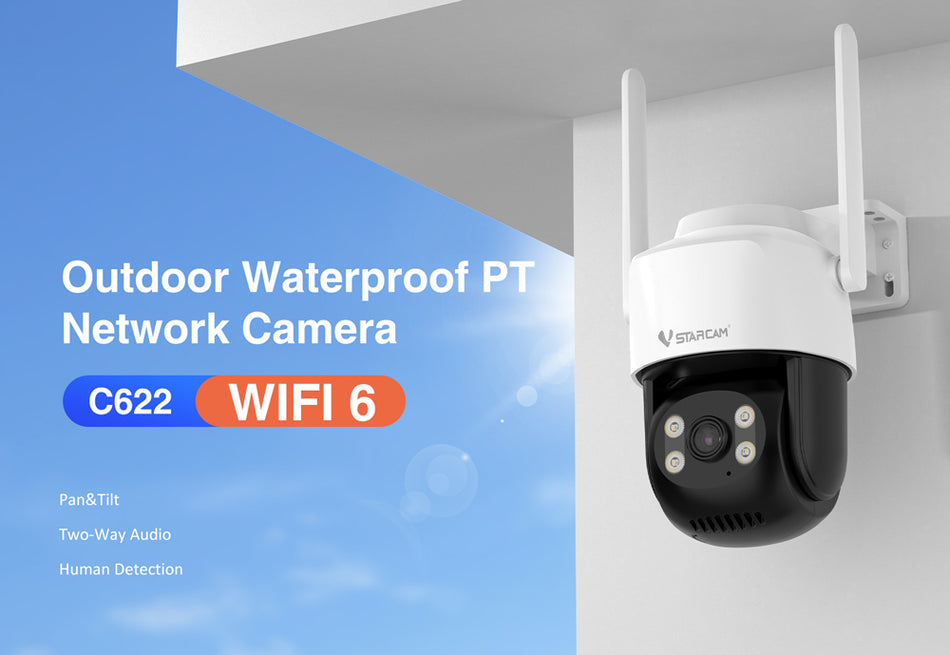 VSTARCAM smart κάμερα C622, 2MP, WiFi, PTZ, SD, IP66