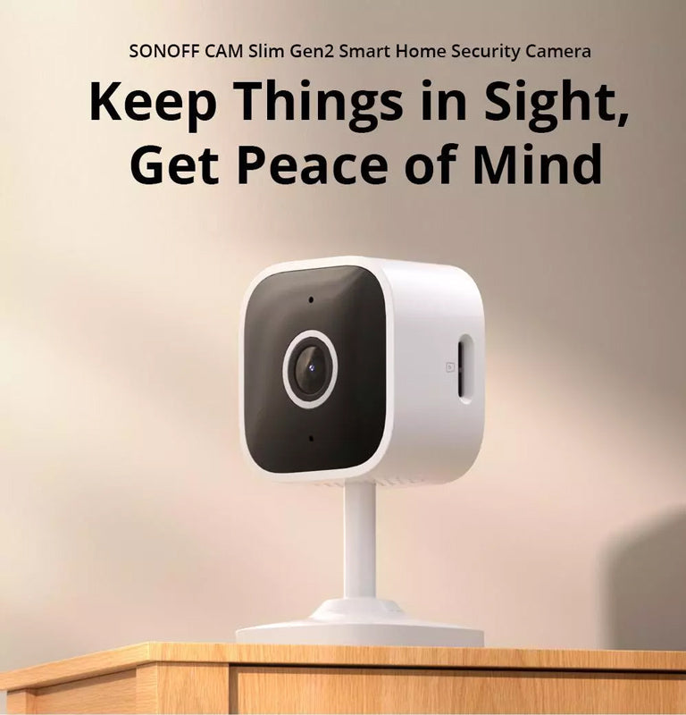 SONOFF smart κάμερα CAM-S2, 2MP, WiFi, SD