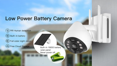 VSTARCAM smart ηλιακή κάμερα CB69, 10000mAh, IP66, 3MP, WiFi, PTZ