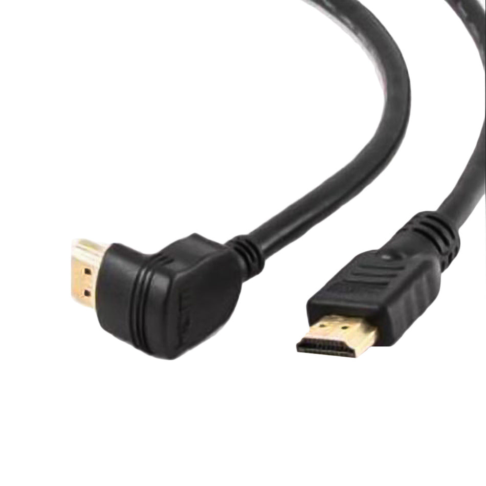 Cablexpert Hdmi V.1.4 90 Degrees Male To Straight Male 3m
