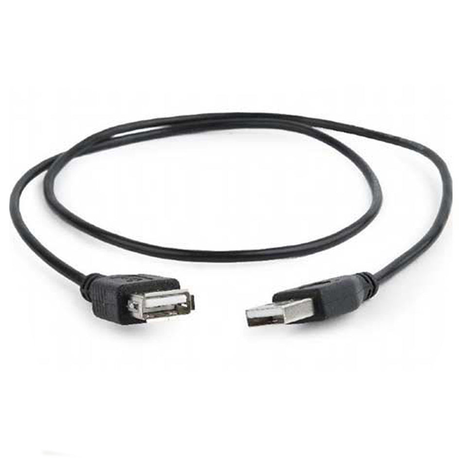 Cablexpert Usb 2,0 Extension Cable 0,75 M Black