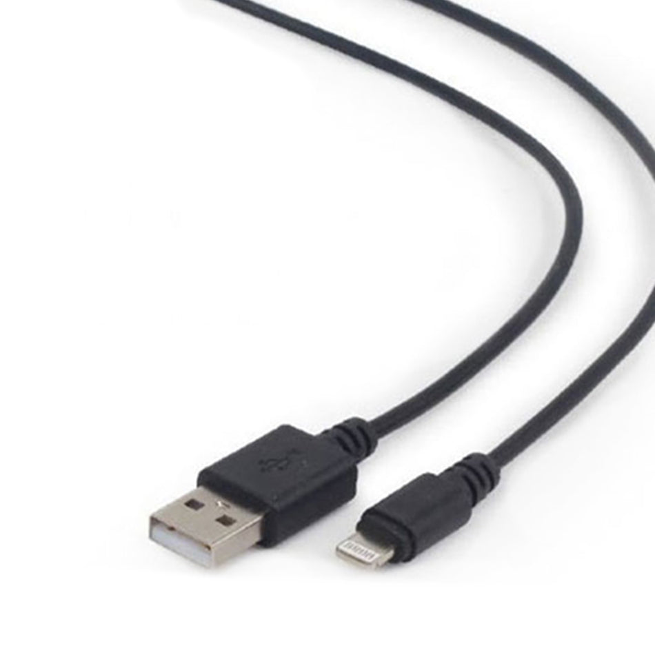CABLEXPERT USB TO LIGHTNING SYNC AND CHARGING CABLE BLACK 3M