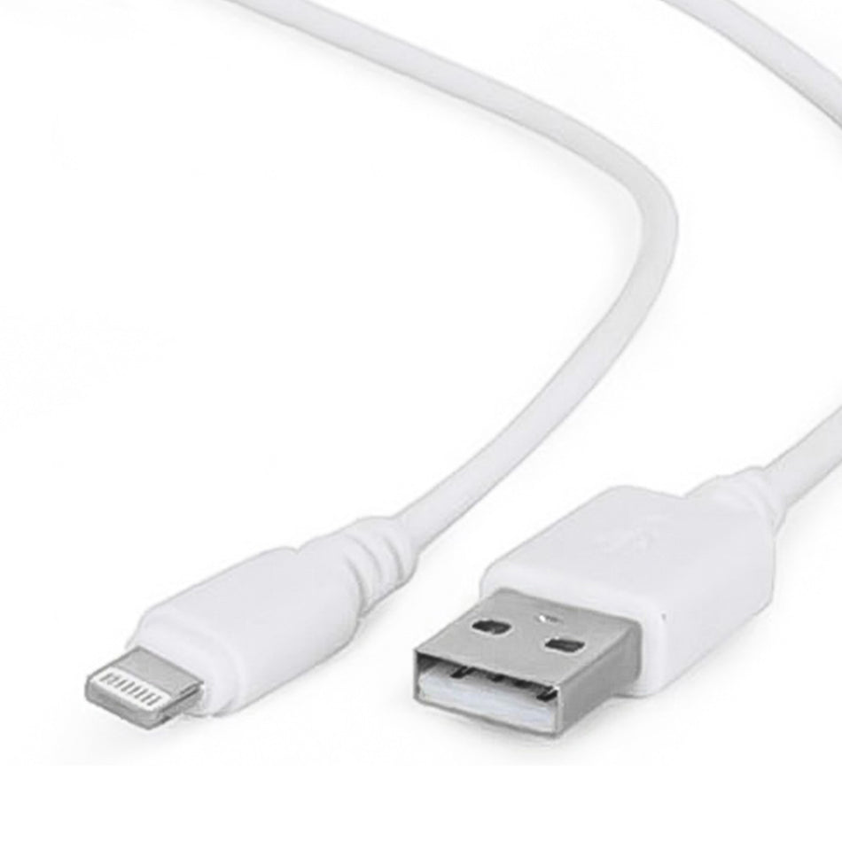 CABLEXPERT USB TO LIGHTNING SYNC AND CHARGING CABLE WHITE 1M