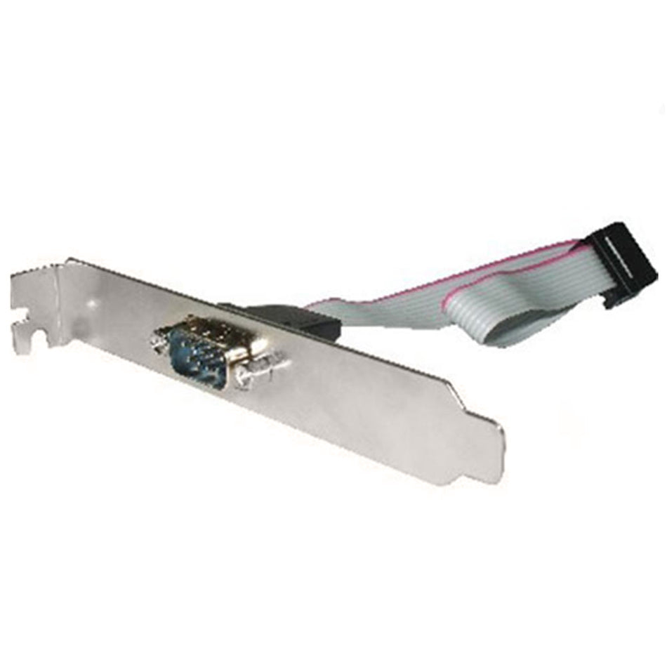 CABLEXPERT DB9 SERIAL PORT RECEPTACLE ON BRACKET