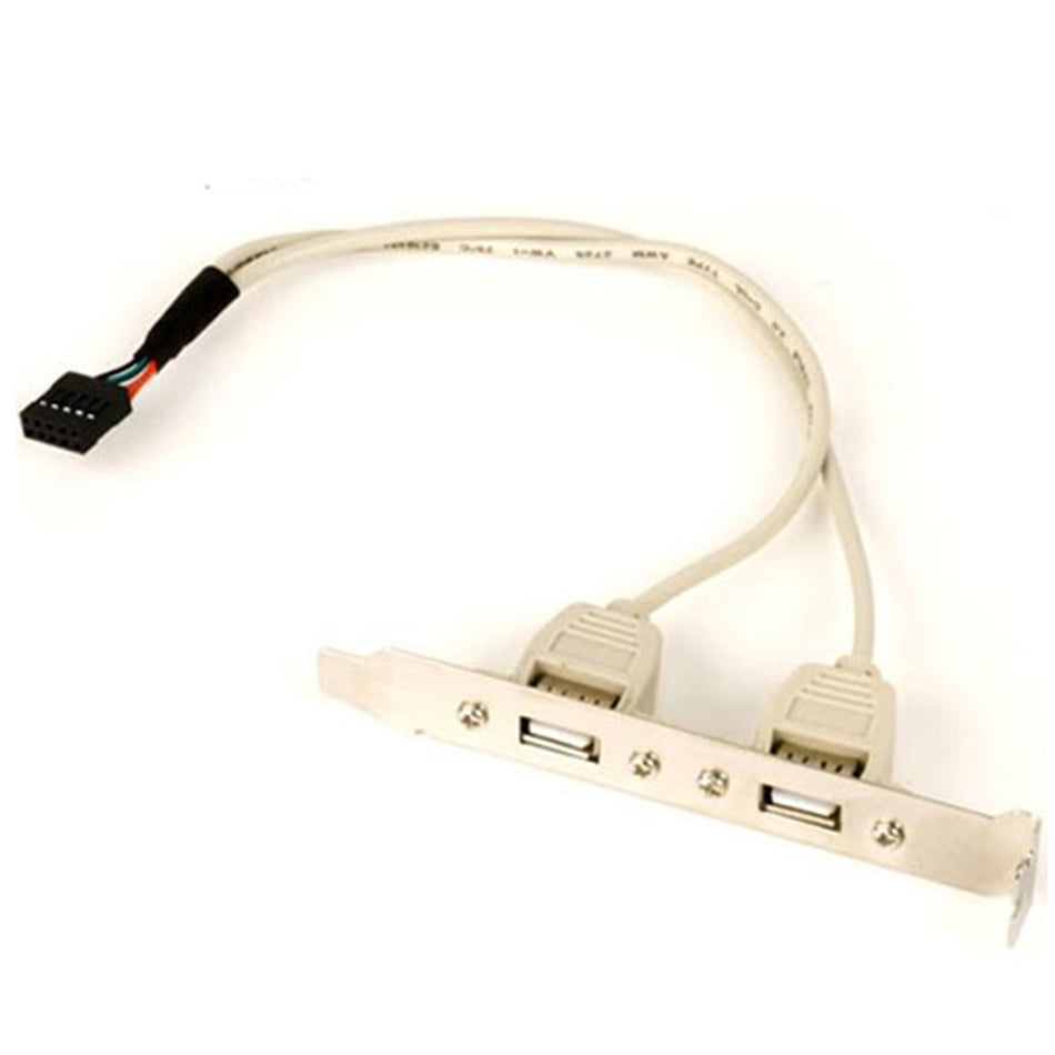 Cablexpert Dual Usb Receptacles On Bracket