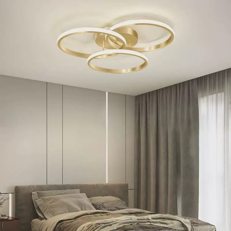 SE LED 50 CICLIT PENDANT GOLD 38W 3CCT 50x50x20cm IP20 220V 2 YEARS WARRANTY Β2