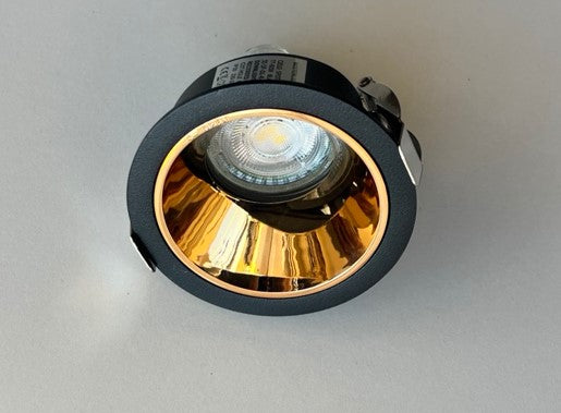 SE-SP-INC-R-G DEPO SPOT COMPONENT RECESSED INSIDE CUP GOLD GU10 FOR SPOTLIGHT CIELO AND TRIXI