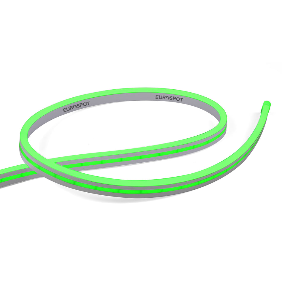 EuroSpot Led NEON FLEX Ταινία DC:24V IP65 8W 120Leds/m 5mm GREEN 5m