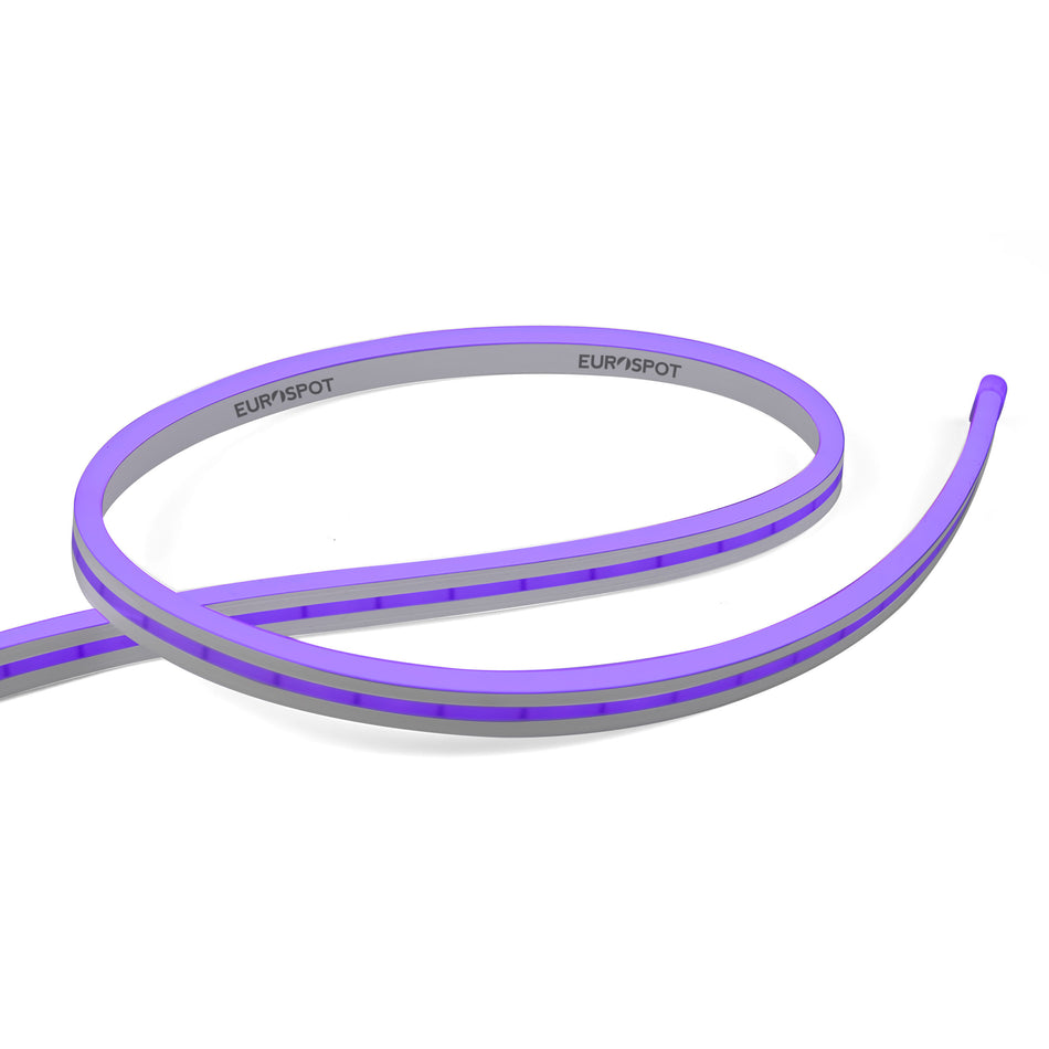EuroSpot Led NEON FLEX Ταινία DC:24V IP65 8W 120Leds/m 5mm PURPLE 5m