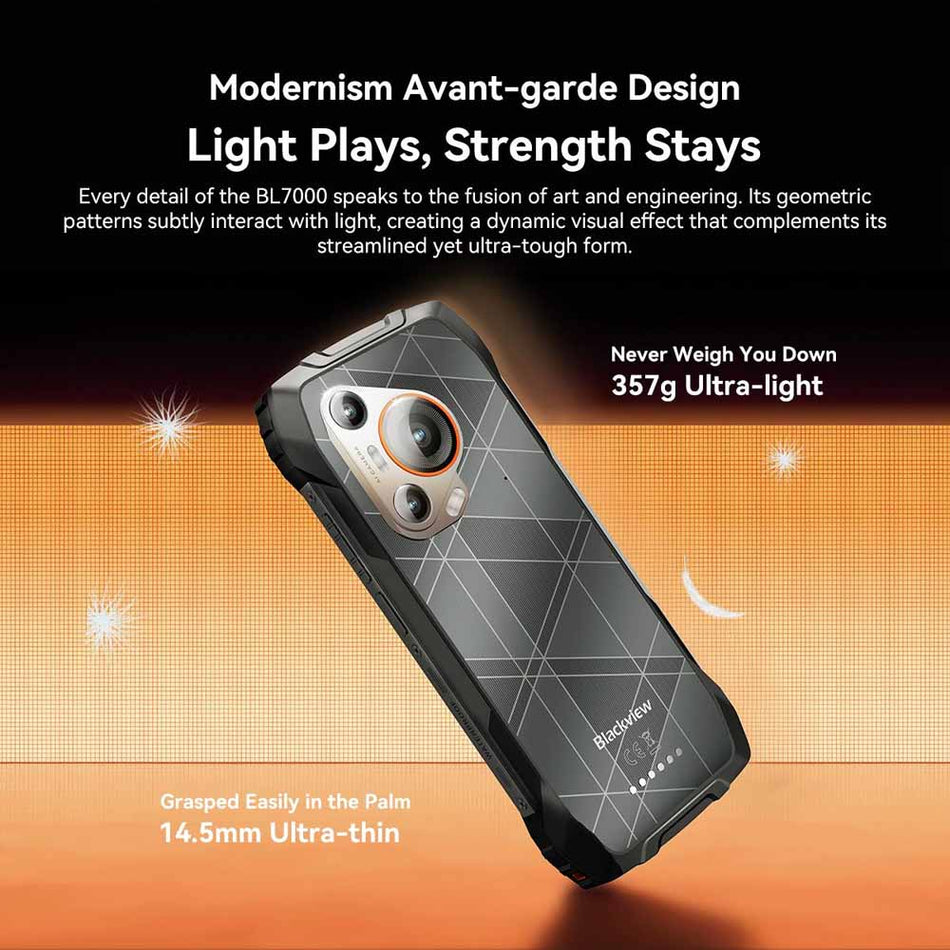 Blackview Dual 5 G Rugged Smartphone (8 Gb+256 Gb) Bl7000 Nfc With Charging Dock Black