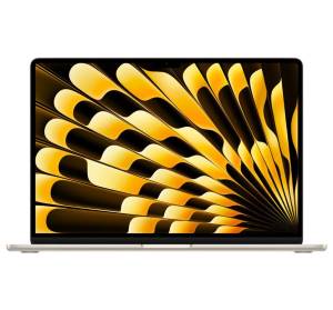 Apple MacBook Air 15”, M4 Chip, 10-Core CPU, 10-Core GPU, 16GB RAM, 256GB SSD, Starlight, MW1J3T/A, 2025