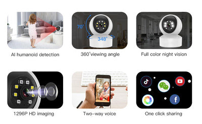 VSTARCAM smart IP κάμερα CS49L, 3MP, WiFi, PTZ