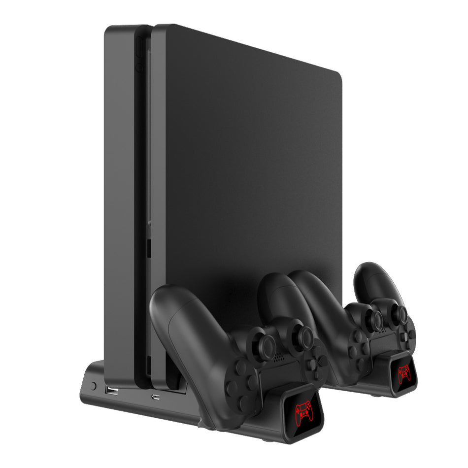 White Shark Ps4 Cooling Pad & 2 Charging Dock Ps4 19076 Black