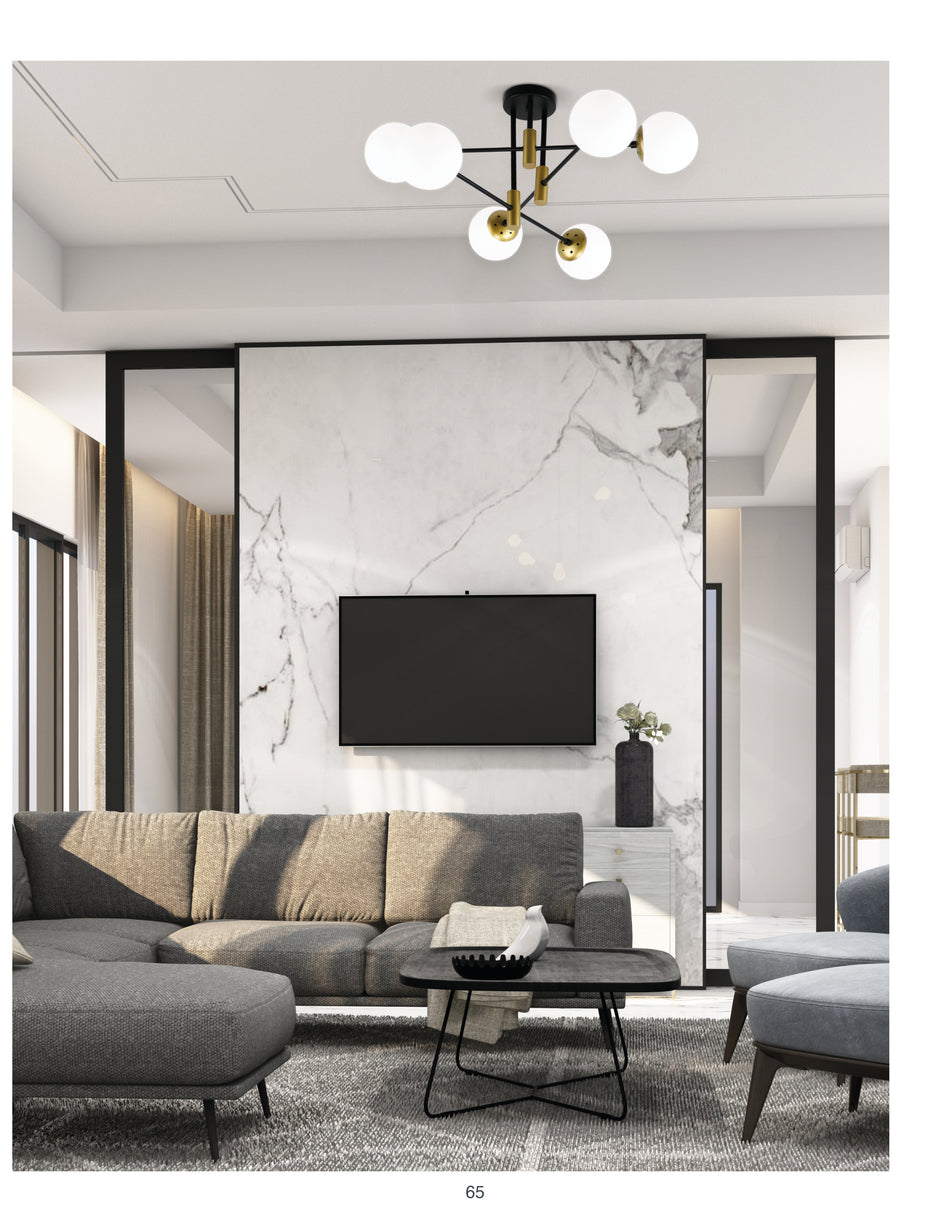 KQ S0982-6 CROSS BLACK AND GOLD CEILING Ε3