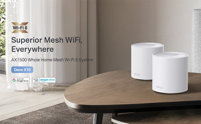 TP-LINK Home Mesh Wi-Fi System Deco X10, 1500Mbps AX1500, Ver. 1.0, 2τμχ