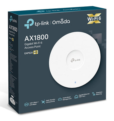 TP-LINK access point EAP620 HD, AX1800, WiFi 6, ceiling mount, Ver. 3.2