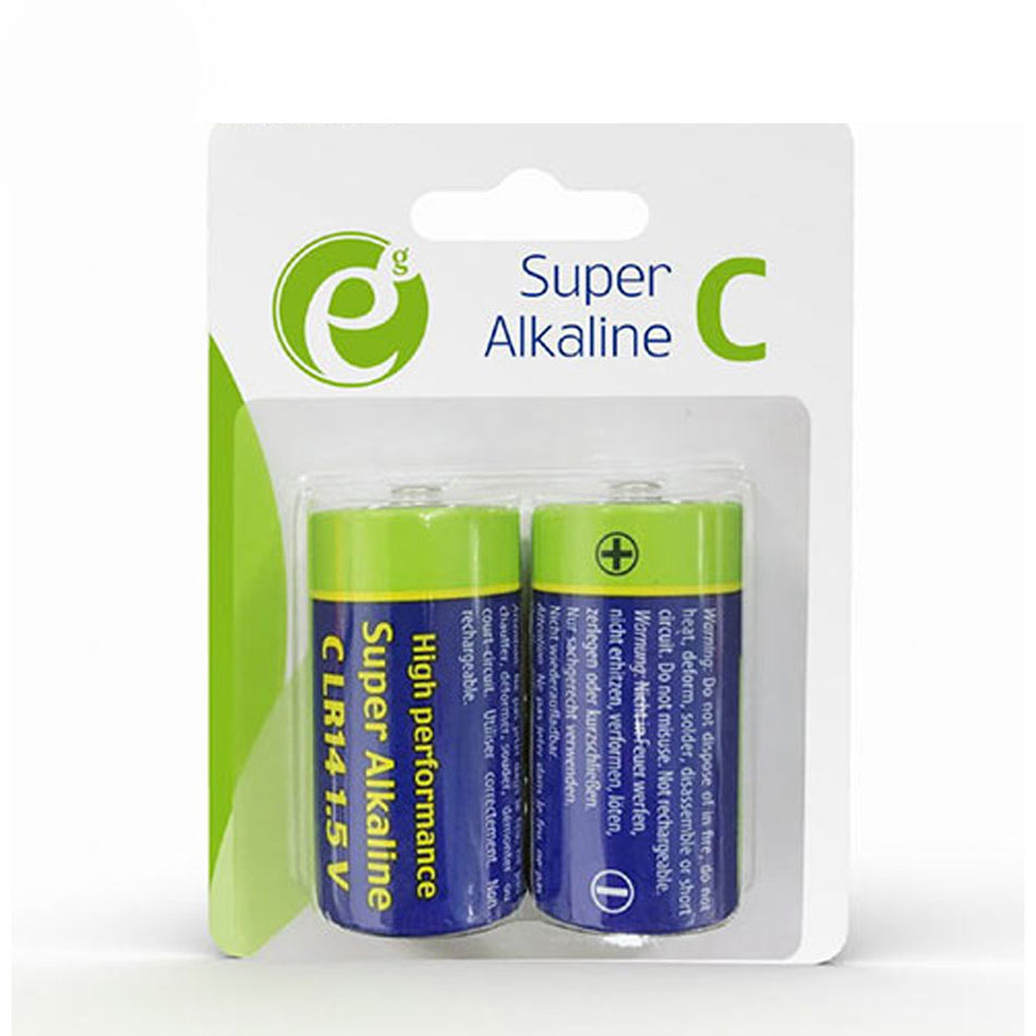 Energenie Alkaline C Cell Battery 2 Pack