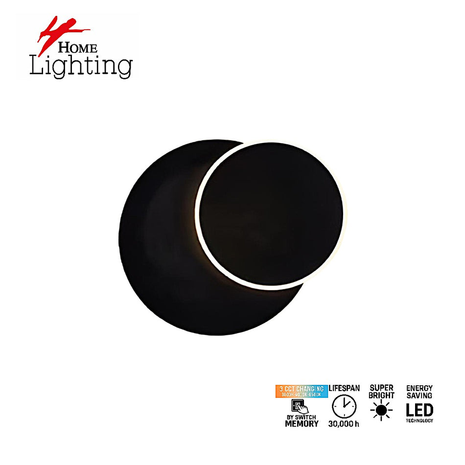 SE LED 20 ERDEM BLACK WANDLEUCHTE DREHBAR 3CCT MIT SPEICHERFUNKTION 2 JAHRE GARANTIE